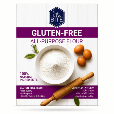 طحين دقيق لايت بايت (Lite Bite) خالي من الجلوتين وزنه 500 غرام