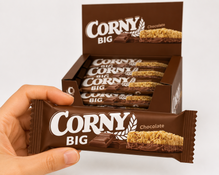 كورني الشوفان مع الشوكولاتة وزنه ٤٠ غرام 🍫❤️