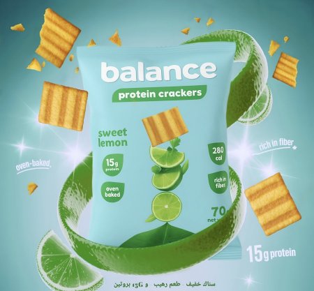 Balance شيبس رقائق مقرمشة بالليمون عالية البروتين 70غرام