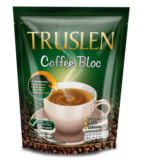 كوفي بلوق خاصة لسد الشهيه و التنحيف والجمال نسكافية Truslen coffee Bloc خالية من السكر والكوليسترول، ومنخفضة الدهون ومصممة لدعم صحة الجسم وانقاص الوزن فيها 12 كيس وزنه 156 غرام