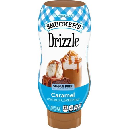 سيروب الكراميل الخالي من السكر سموكرز دريزل (Smucker's Drizzle Sugar Free Caramel Flavored Syrup)